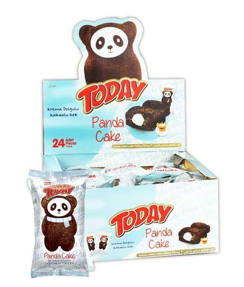 Today Panda Kek 40 Gr. 24 adet ( 1 Kutu )
