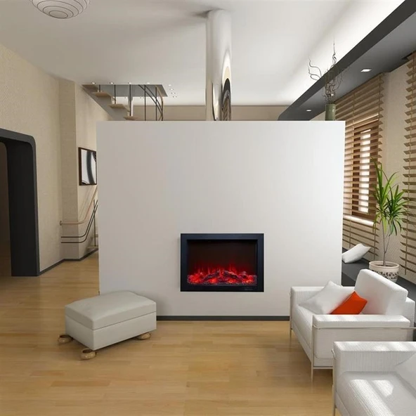 Alaz Efekt 1800W 80cm Bluetooth ve Ses Efektli Dekoratif Elektrlkli Şömine - 2