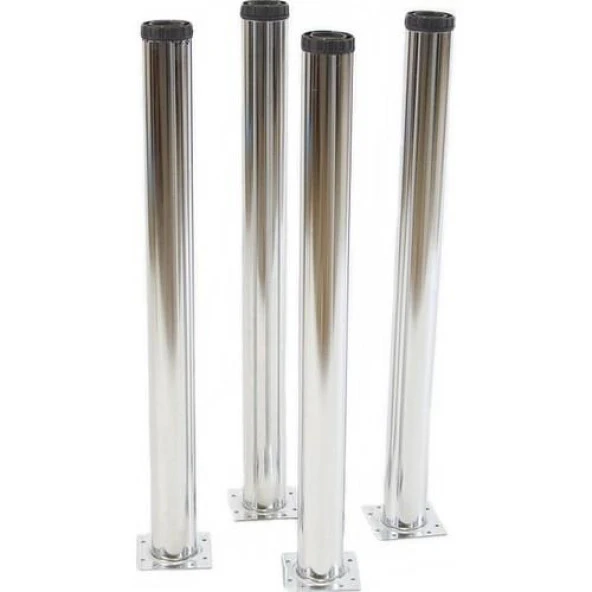 Masa Ayağı - 60mm Krom 71cm 4 adet ürün görseli