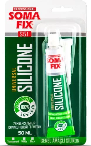 SOMA FIX S51 GENEL AMAÇLI SİLİKON 50 ml - BEYAZ