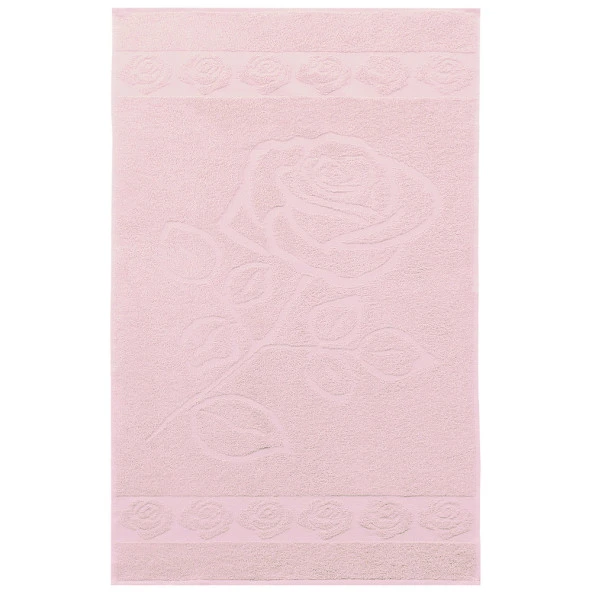 Gül Desenli 100 Pamuk Banyo Havlu Seti 12 Adet, -Comfort- Pembe, Narçiçeği, - Resim 9