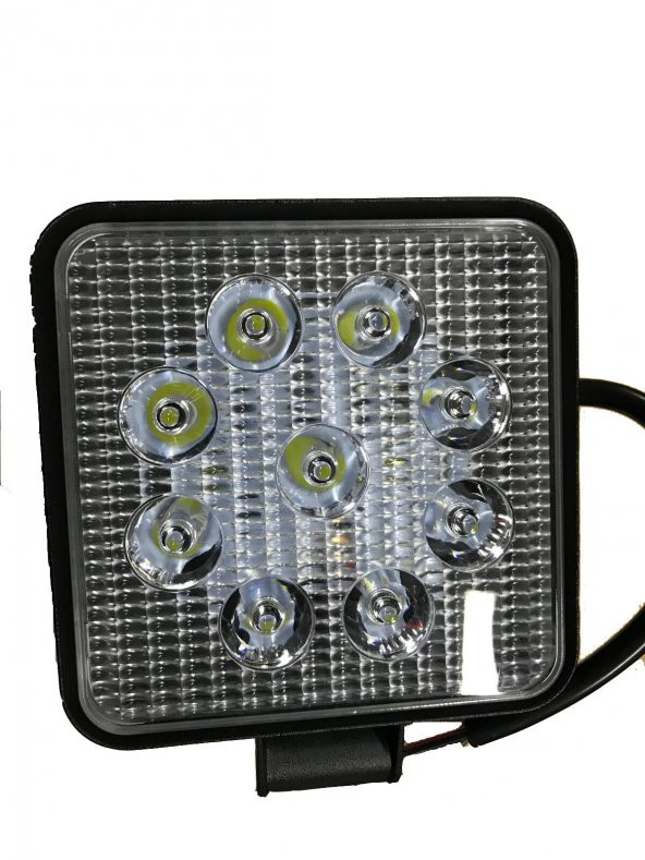 Çalışma Lambası 9 Led Kare 2 Adet 12v 24v çalışır - 2