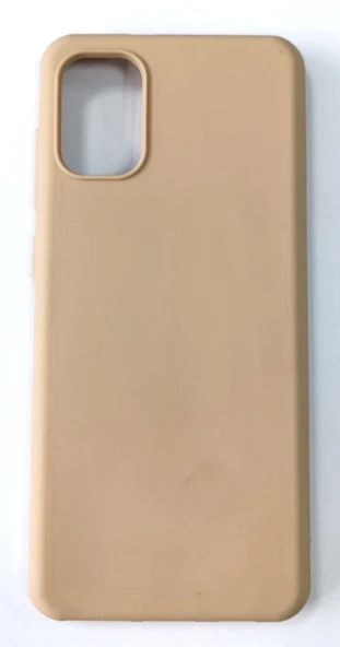 Samsung Galaxy A31 Uyumlu Yumuşak Mat Slikon Kılıf Gold ürün görseli 1