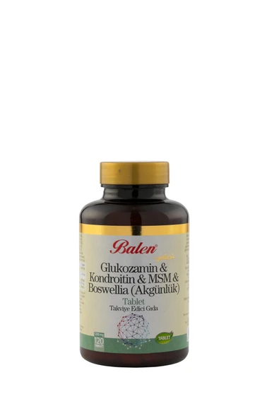 Balen Glukozamin Kondroitin MSM Boswelia 1200 mg 120 Tablet
