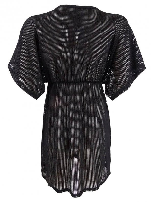 Kıvrımlı V Yaka Kollu Tunik - 5