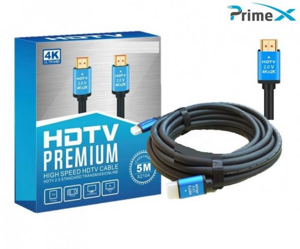 PrimeX PX-01HDTV HDMI 5 Metre 8K/4K/2K Ultra HDR 2.0V 7680P PVC Kablo - 3