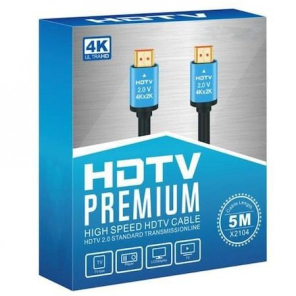 PrimeX PX-01HDTV HDMI 5 Metre 8K/4K/2K Ultra HDR 2.0V 7680P PVC Kablo - 4