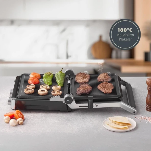 Homend Grilliant 1340H Inox Tost Makinesi - Resim 4