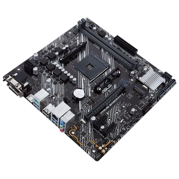 Asus Prime B450M-K II Amd B450 DDR4 4400 MHz (OC) Am4 mAtx Anakart - 4