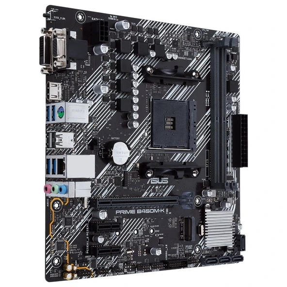 Asus Prime B450M-K II Amd B450 DDR4 4400 MHz (OC) Am4 mAtx Anakart - 3