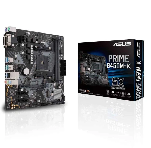 Asus Prime B450M-K II Amd B450 DDR4 4400 MHz (OC) Am4 mAtx Anakart