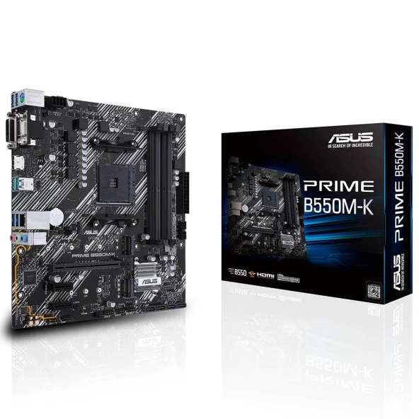Asus Prime B550M-K AMD B550 4600 MHz DDR4 Soket AM4 mATX Anakart