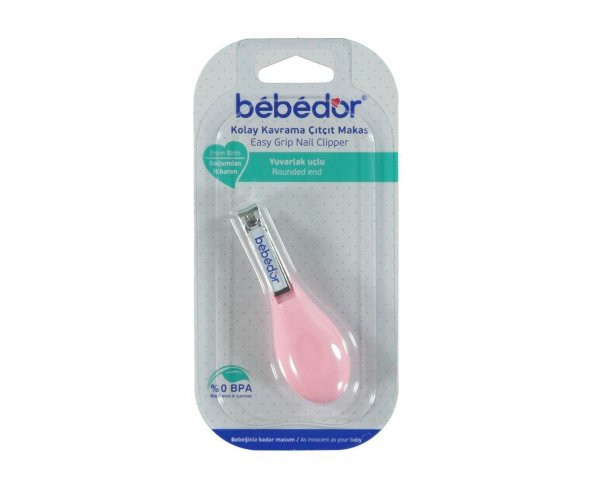 Bebedor Kolay Kavrama Çıt Çıt Makas - Pembe - 2
