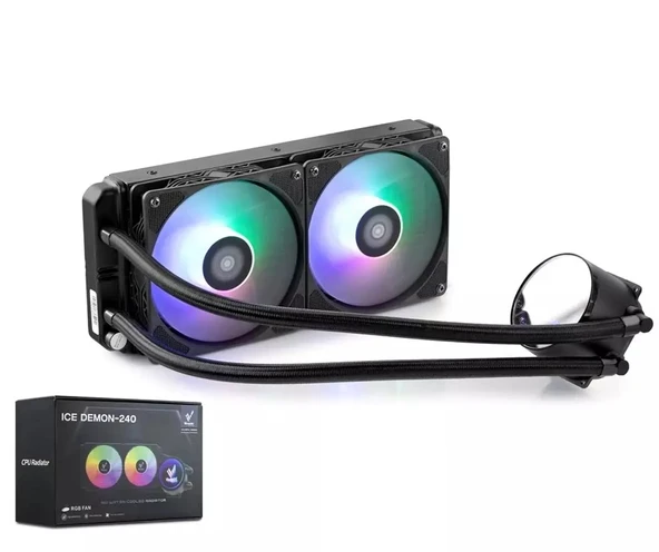 Versatile Fan Cpu Sıvı Soğutucu Ce Demon-240 Rgb 240Mm