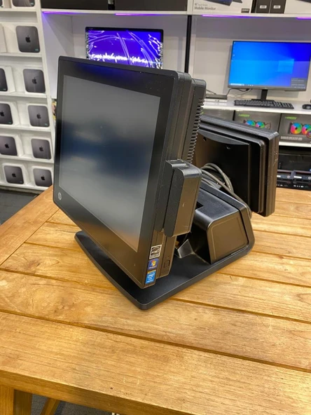 Pc Pos Hp Rp7 7800 Retaıl System G850 Cpu 8Gb Ddr3 Ram 240Gb Ssd Çift Ekran 15" Tp + 10.4" 2.El 3Ay ürün görseli