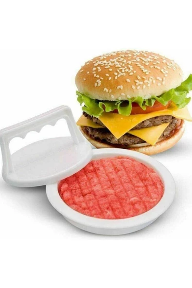 Hamburger Köfte Kalıbı Köfte Presi Şekillendirici Burger Press Pratik Köfte Yapma Aparatı - Resim 5
