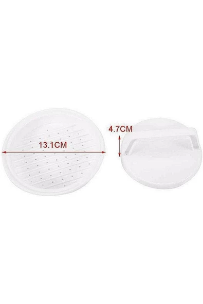 Hamburger Köfte Kalıbı Köfte Presi Şekillendirici Burger Press Pratik Köfte Yapma Aparatı - Resim 7