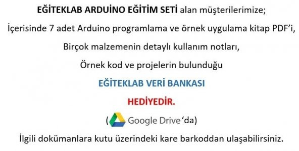 Eğiteklab Robotik Kodlama Arduino Süper Başlangıç Seti - 2
