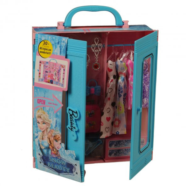 Sonsuz Hareket Bebekli Gardrop-Çantalı Giysi Dolabı - 5