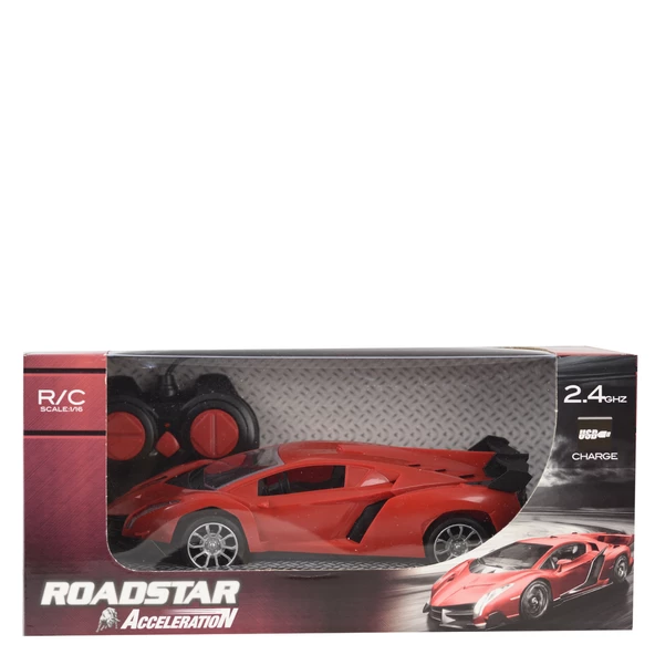 1:16,2.4 Uzaktan Kumandalı Şarjlı,Farı Yanan Lamborghini Araba - 7