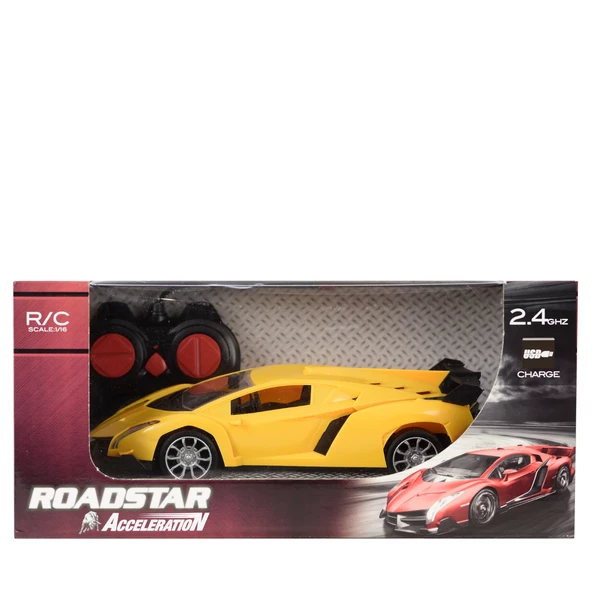 1:16,2.4 Uzaktan Kumandalı Şarjlı,Farı Yanan Lamborghini Araba - 4