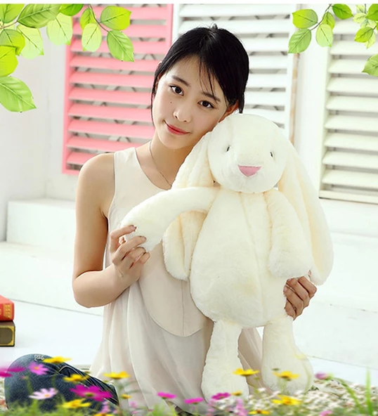 Uyku Arkadaşım Uzun Kulak Bunny Peluş Tavşan 65 cm - 3