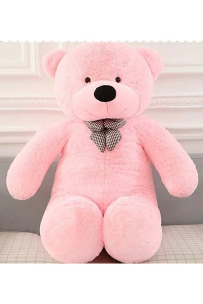 Papyonlu Sevimli Büyük Peluş Ayıcık, 130 cm - % 100 YERLİ - 4