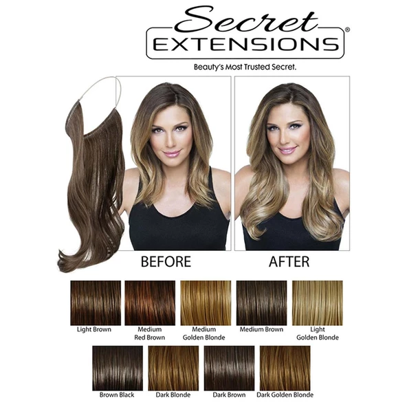 Daha Uzun ve Gür Saçlar için Secret Extensions-Misinalı Postiş! - 3