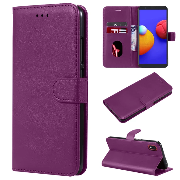 Samsung Galaxy A01 Core Uyumlu Elite Kapaklı Cüzdan Kılıf - 4