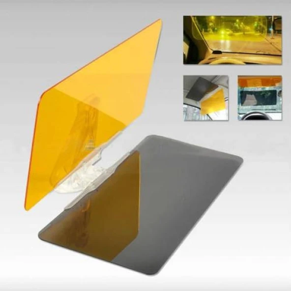 ORJİNAL! Clear View Gündüz ve Gece Anti-Glare Oto Güneşlik! - 3