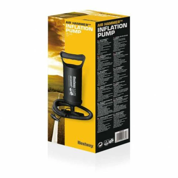 Bestway 62002, Çift Fonksiyonlu Şişme Yatak-Havuz Pompası, 30 cm - 3