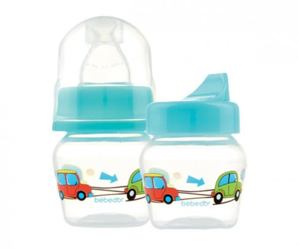 Bebedor Mini Bardak ve Biberon 30 Ml - Turkuaz (Tek Adet)