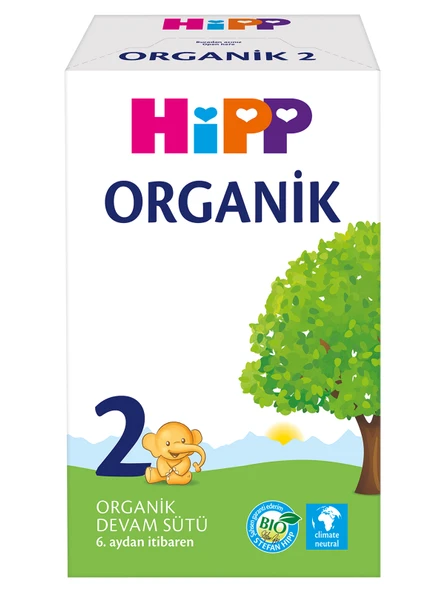 Hipp Organik Devam Sütü 600GR No:2 (6. Aydan İtibaren) (2 Li Set) - Resim 2