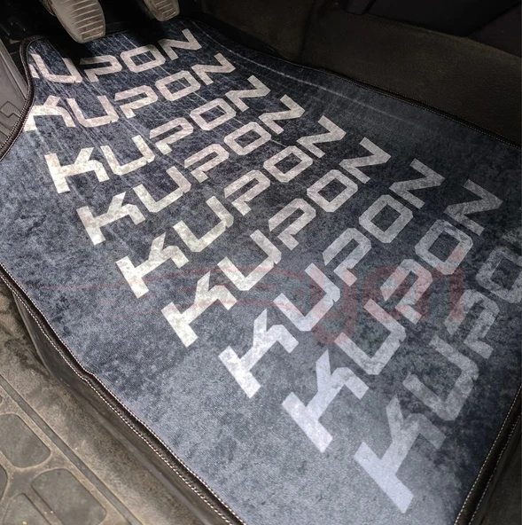 Kupon Desen Araç İçi Halı Paspas-Kaydırmaz Taban-Universal Her Araca Uyumlu-Yıkanabilir - 2