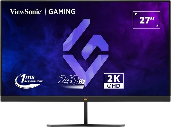 VIEWSONIC 27" VX2758A-2K-PRO-3 2K QHD 1MS 240HZ HDMI DP HDR10 PS/XBOX RGB IPS GAMING MONITOR