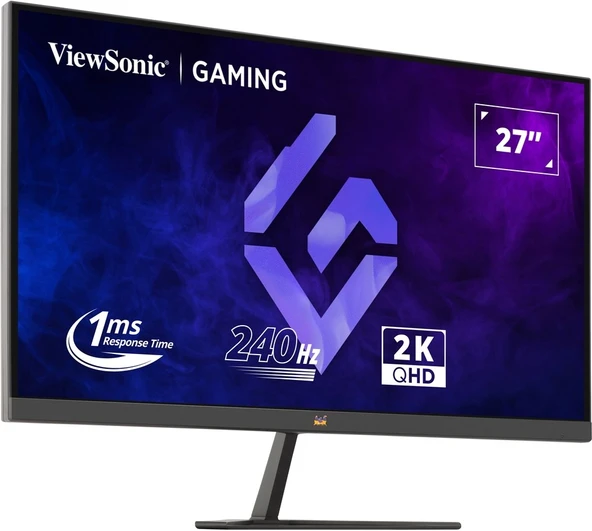 VIEWSONIC 27" VX2758A-2K-PRO-3 2K QHD 1MS 240HZ HDMI DP HDR10 PS/XBOX RGB IPS GAMING MONITOR - 2