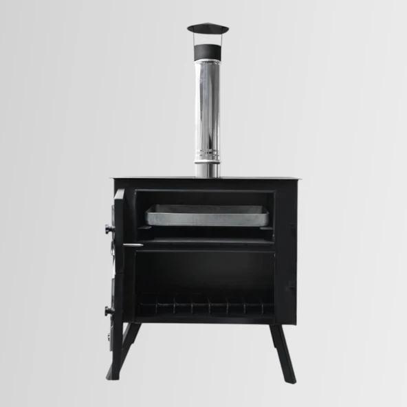 Nurgaz NG OKZN Kuzineli Şömine - Soba - Fırın - Resim 5