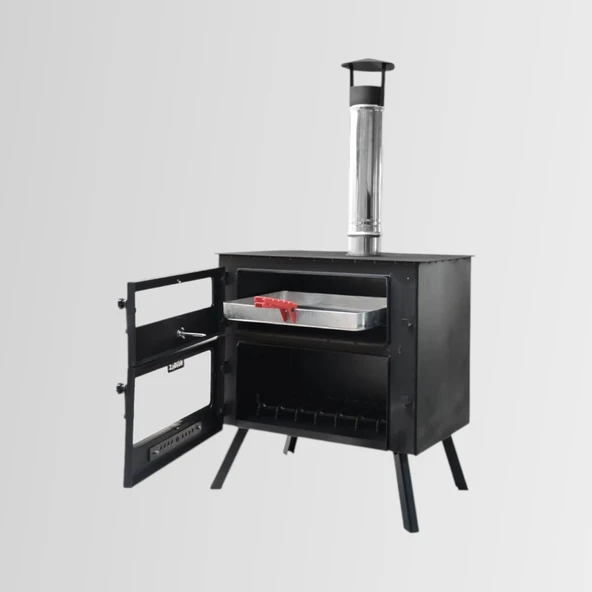 Nurgaz NG OKZN Kuzineli Şömine - Soba - Fırın - Resim 4