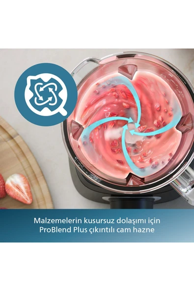 Philips 5000 Serisi Problend Plus HR3030/00 1200 W Smoothie Blender - Resim 5