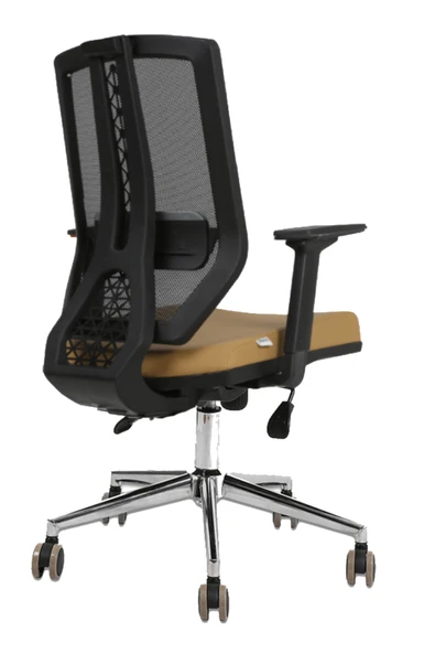 Hunt Mobilya Angerd Kahverengi Deri Ofis Çalışma Koltuğu - 2