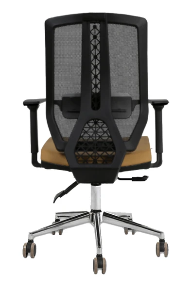 Hunt Mobilya Angerd Kahverengi Deri Ofis Çalışma Koltuğu - 3