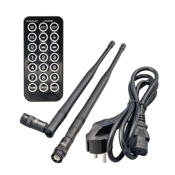 Westa WAP-15505 400W 2 Yollu Hoparlör Taşınabilir Kabin Hoparlör Ses Sistemi Bluetooth 2 Mikrofonlu - 6