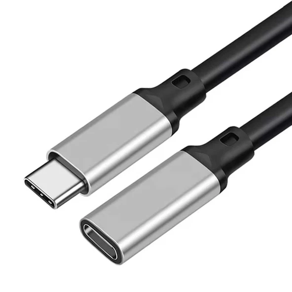 Ayt PowerMaster PM-24326 Type-C Erkek-Dişi 1.5 Metre Kablo Type-c Uzatma Kablosu - 4