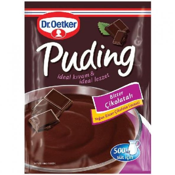 Dr. Oetker Puding Bitter Çikolatalı 111 G