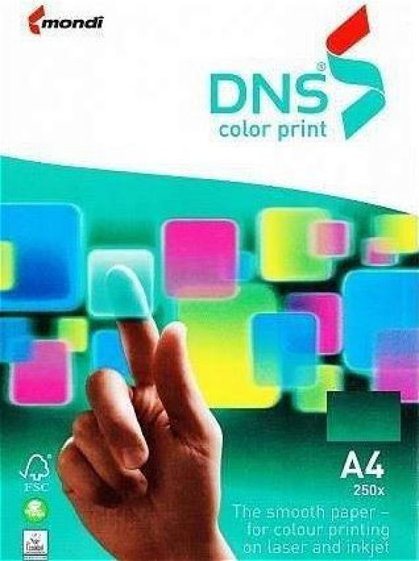 Dns Color Print Renkli Fotokopi Kağıdı A4 200 Gr 250 Li
