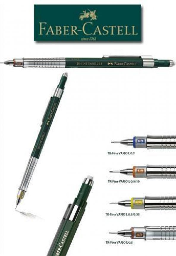 Faber Castell Tk-Fine Vario Lux Versatil Kalem 0.9 - Resim 2