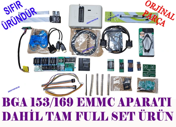 RT809H, UNIVERSAL PROGRAMMER, NOR, NAND, EMMC, EC, MCU, ISP, PROGRAMLAMA CİHAZI, EMMC SOKETİ DAHİL - 2