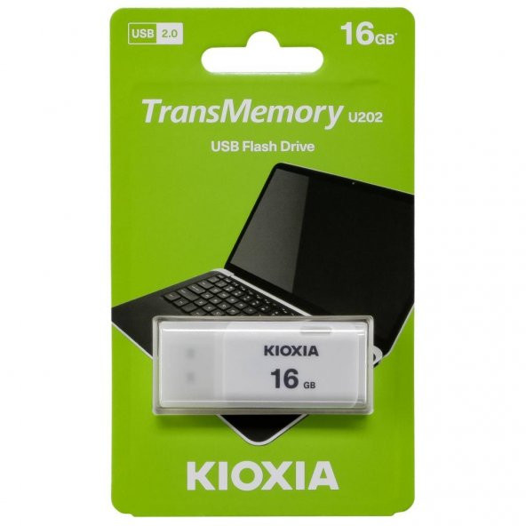 Kioxia 16GB USB Flash Bellek Beyaz U202