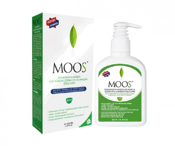 Moos Siyah Nokta Karşıtı Çay Ağacı Yağlı Temizleme Jeli 200 Ml