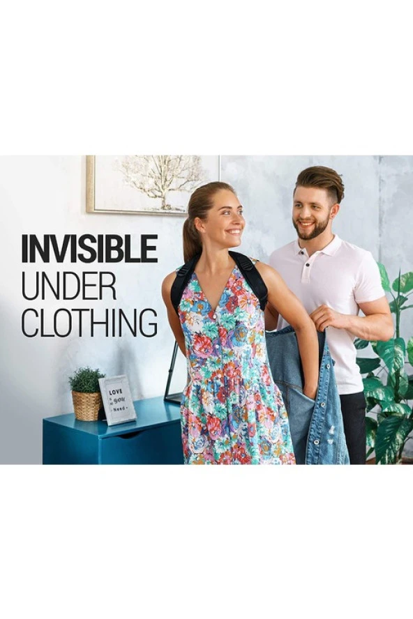 Bayan Erkek Atlet Sporcu Posturex Korse Aparatı Dik Duruş Korsesi - Resim 5